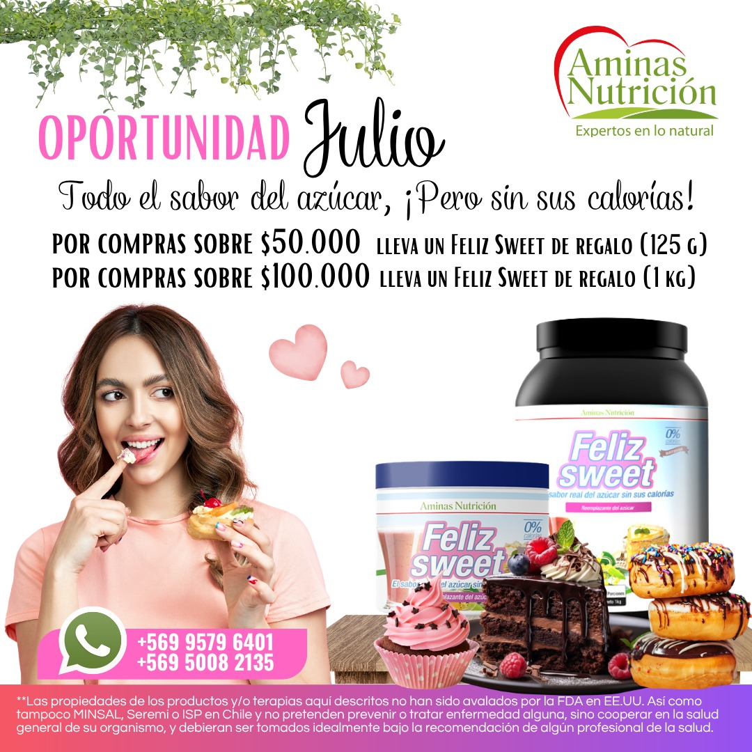 Oportunidad Julio — Feliz Sweet