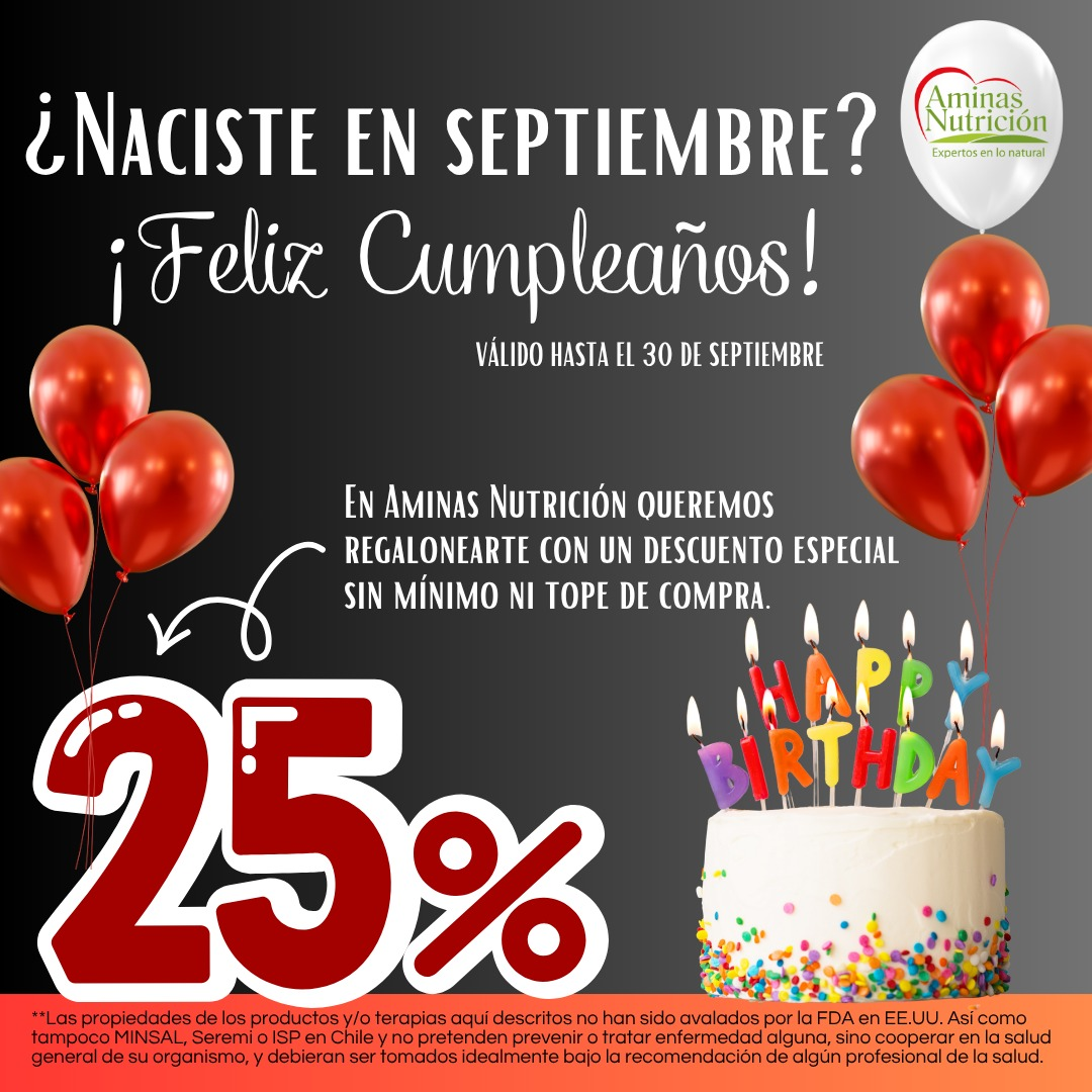 ¿Naciste en Septiembre? — 25% de descuento